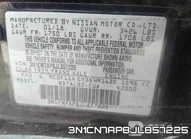 3N1CN7AP8JL857225 фото 10