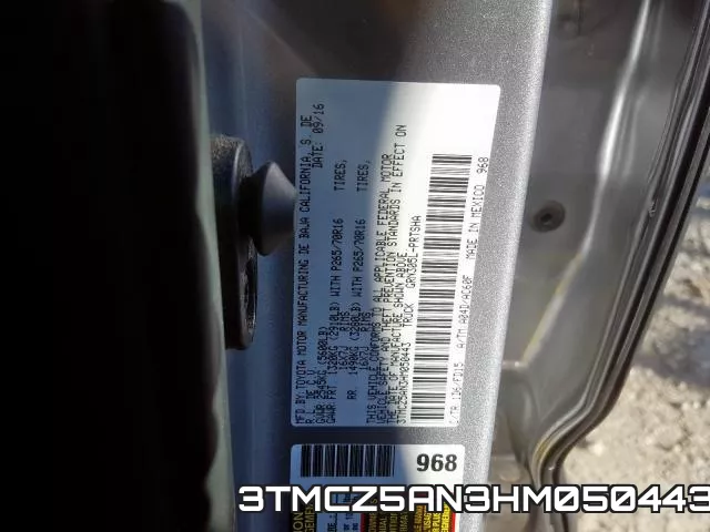 3TMCZ5AN3HM050443 фото 2