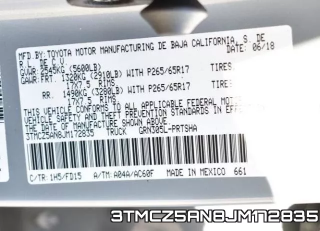 3TMCZ5AN8JM172835 фото 2