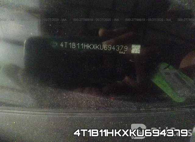 4T1B11HKXKU694379 фото 10
