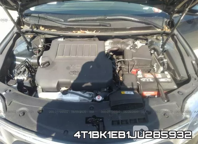 4T1BK1EB1JU285932 фото 2