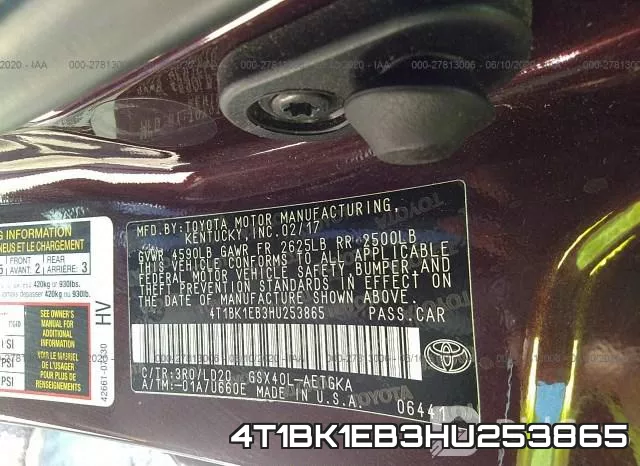 4T1BK1EB3HU253865 фото 10