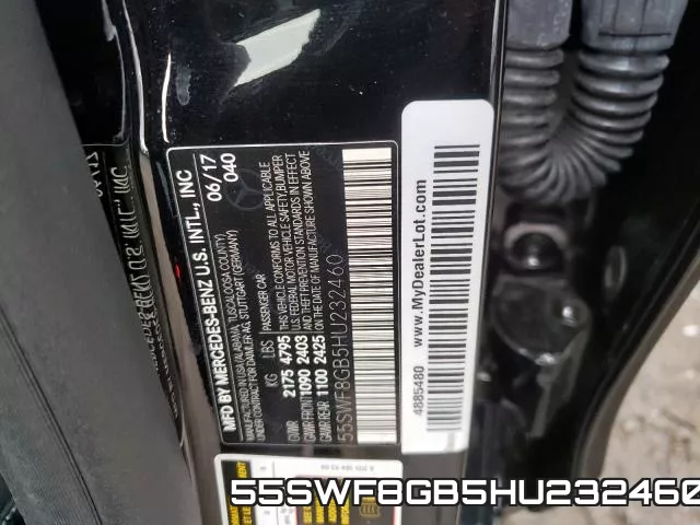 55SWF8GB5HU232460 фото 2