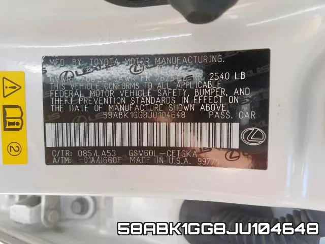 58ABK1GG8JU104648 фото 2