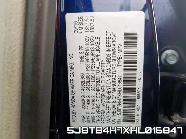 5J8TB4H7XHL016847 фото 2