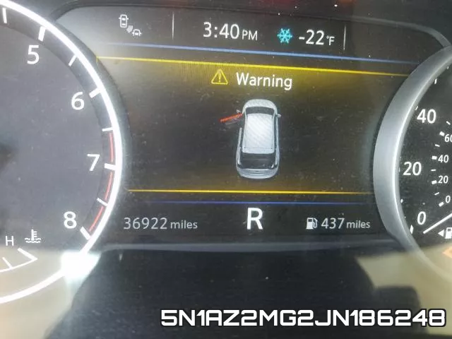 5N1AZ2MG2JN186248 фото 9