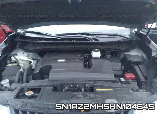 5N1AZ2MH5HN104645 фото 2