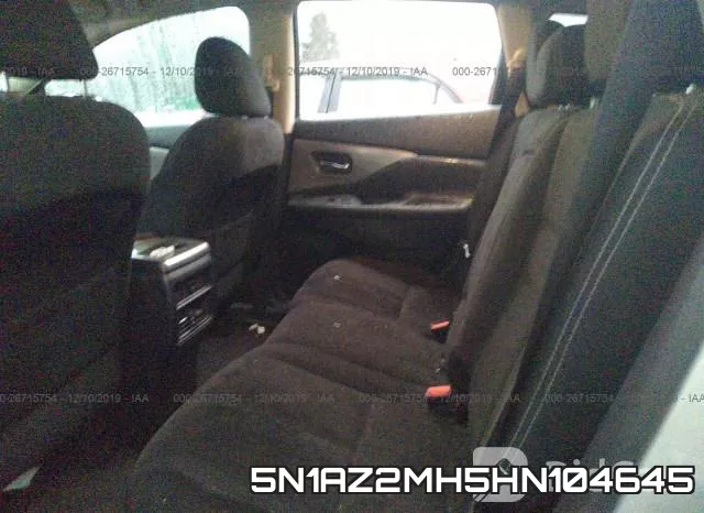 5N1AZ2MH5HN104645 фото 9