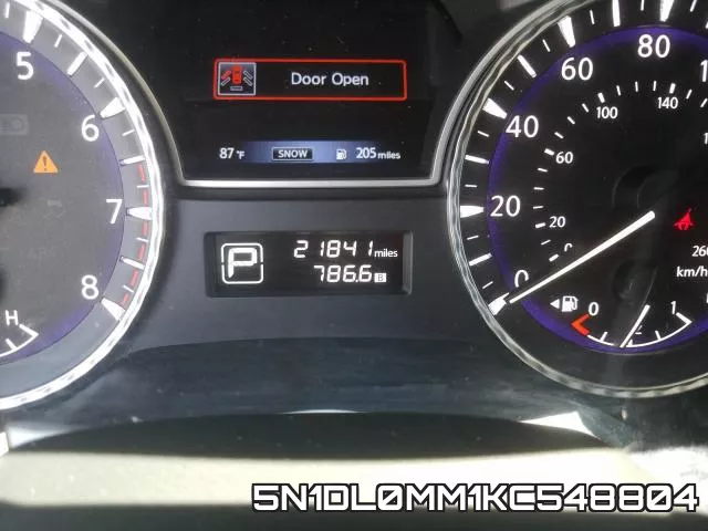 5N1DL0MM1KC548804 фото 9