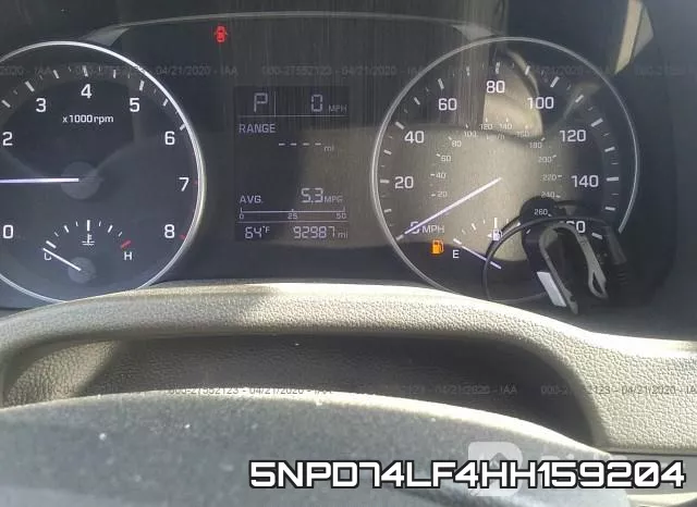 5NPD74LF4HH159204 фото 8