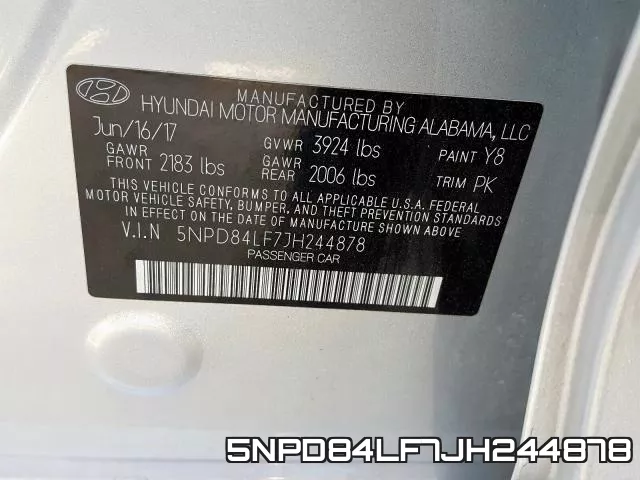 5NPD84LF7JH244878 фото 2