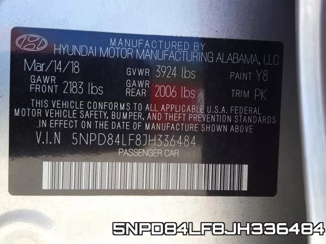 5NPD84LF8JH336484 фото 2