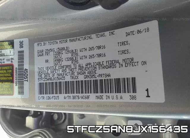 5TFCZ5AN8JX156435 фото 10