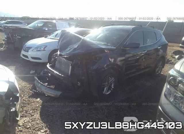 5XYZU3LB8HG445103 фото 3