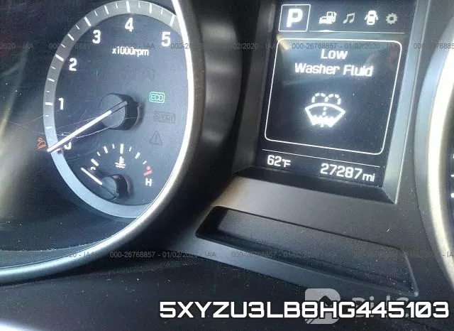 5XYZU3LB8HG445103 фото 8