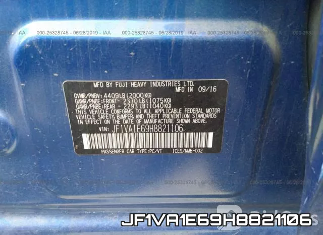 JF1VA1E69H8821106 фото 10