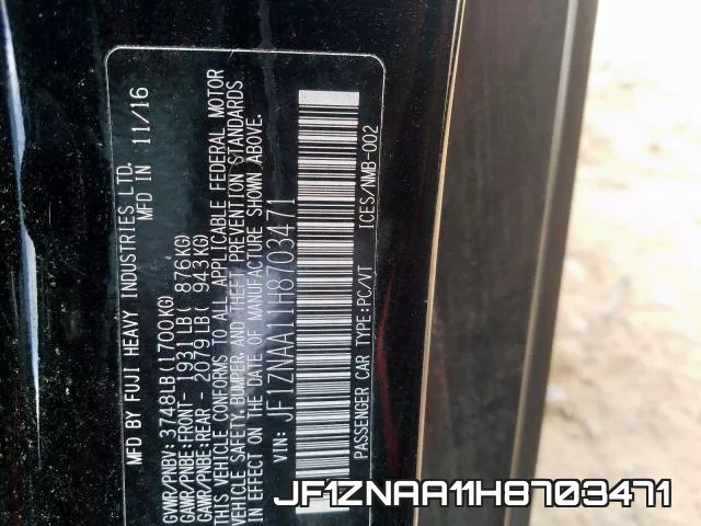 JF1ZNAA11H8703471 фото 2