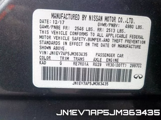 JN1EV7AP5JM363435 фото 2