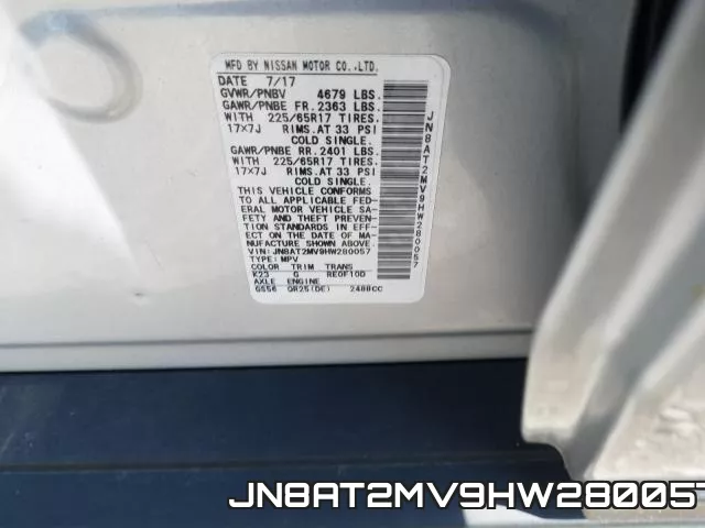 JN8AT2MV9HW280057 фото 2
