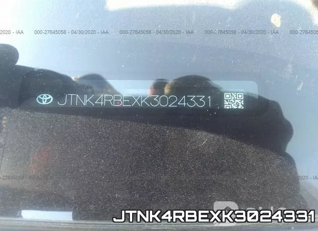JTNK4RBEXK3024331 фото 10