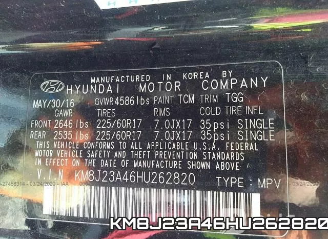 KM8J23A46HU262820 фото 10