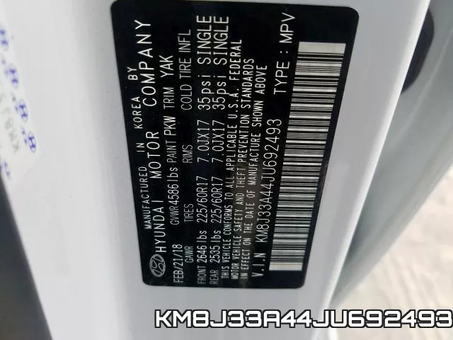 KM8J33A44JU692493 фото 2
