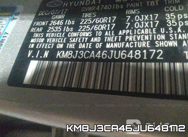 KM8J3CA46JU648172 фото 10