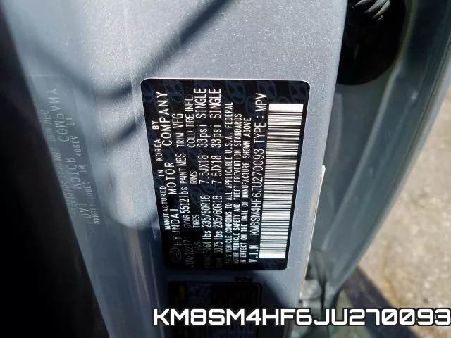 KM8SM4HF6JU270093 фото 2