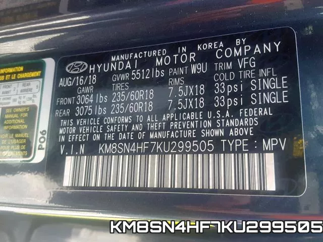 KM8SN4HF7KU299505 фото 2