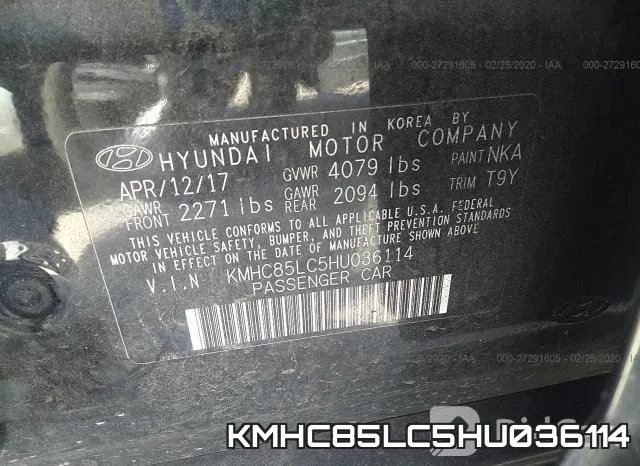 KMHC85LC5HU036114 фото 10