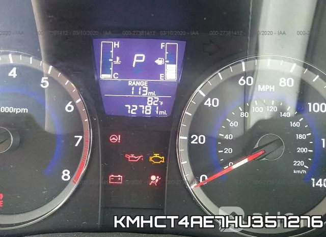 KMHCT4AE7HU357276 фото 8