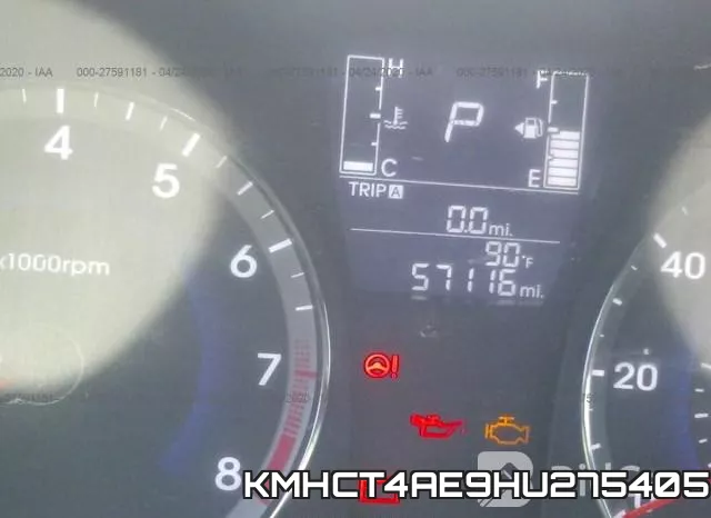 KMHCT4AE9HU275405 фото 8