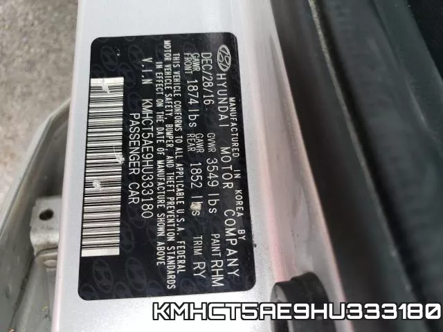 KMHCT5AE9HU333180 фото 2