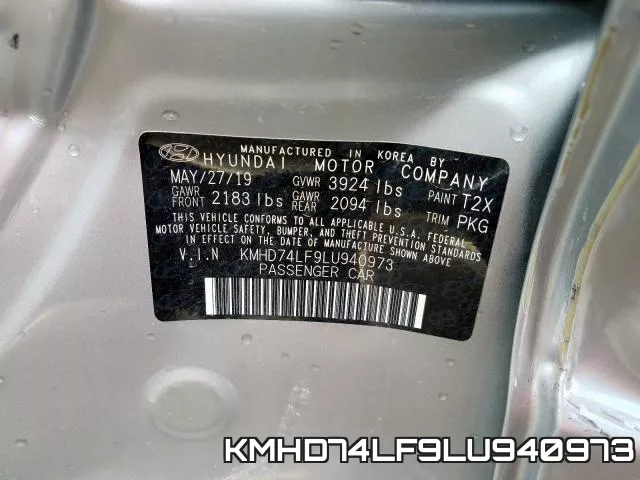 KMHD74LF9LU940973 фото 2