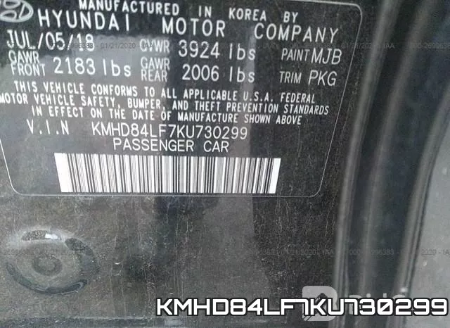 KMHD84LF7KU730299 фото 10