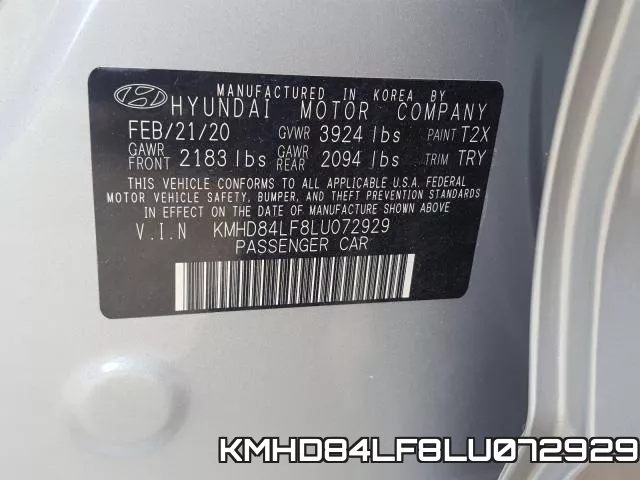KMHD84LF8LU072929 фото 2