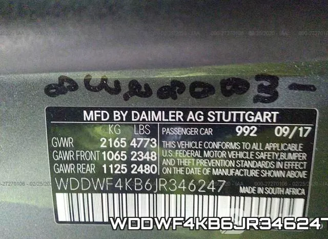 WDDWF4KB6JR346247 фото 10