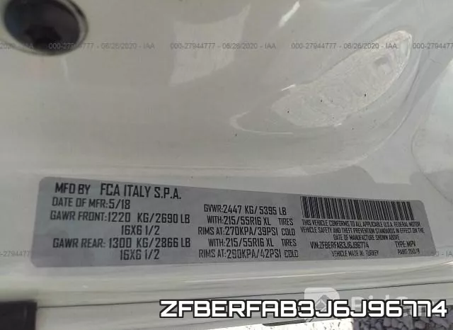 ZFBERFAB3J6J96774 фото 10