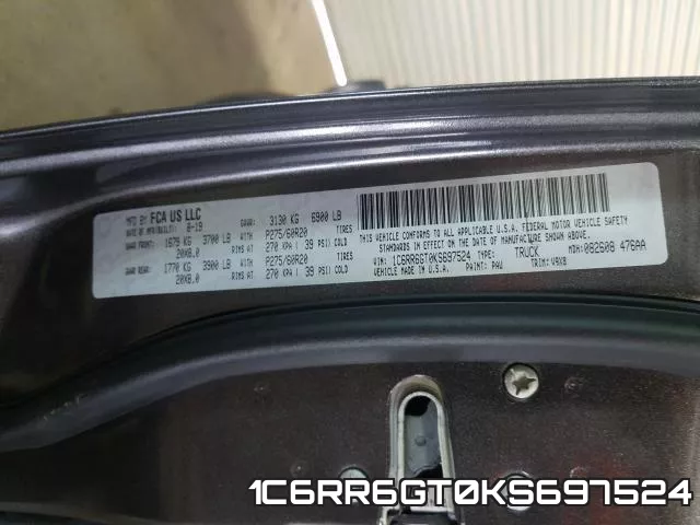 1C6RR6GT0KS697524 фото 2