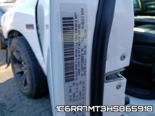 1C6RR7MT3HS865918 фото 2