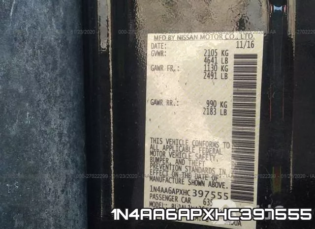 1N4AA6APXHC397555 фото 10