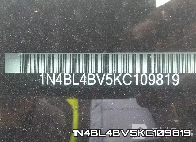 1N4BL4BV5KC109819 фото 10