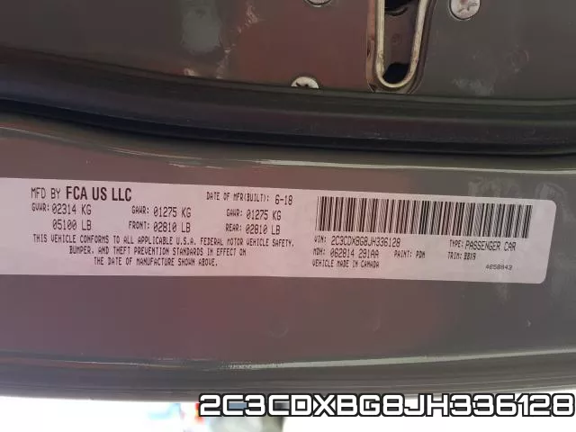 2C3CDXBG8JH336128 фото 2