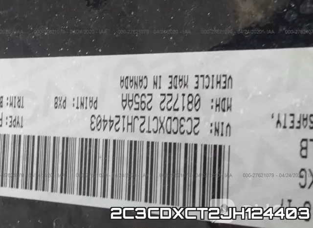 2C3CDXCT2JH124403 фото 10