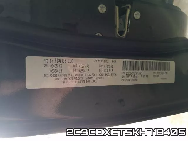 2C3CDXCT5KH718405 фото 2