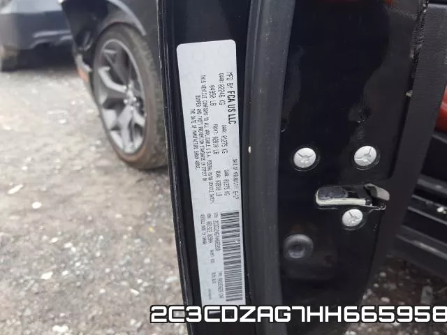 2C3CDZAG7HH665958 фото 2