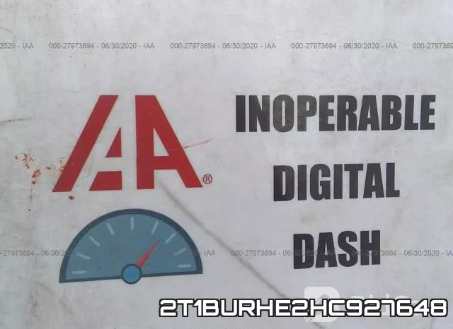 2T1BURHE2HC927648 фото 8
