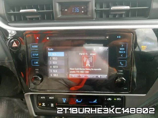 2T1BURHE3KC148802 фото 10