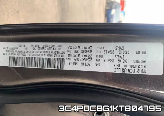 3C4PDCBG1KT804795 фото 2