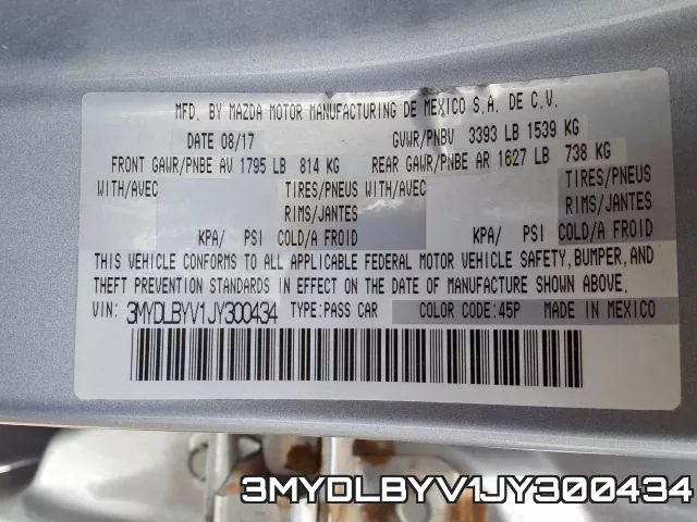 3MYDLBYV1JY300434 фото 2